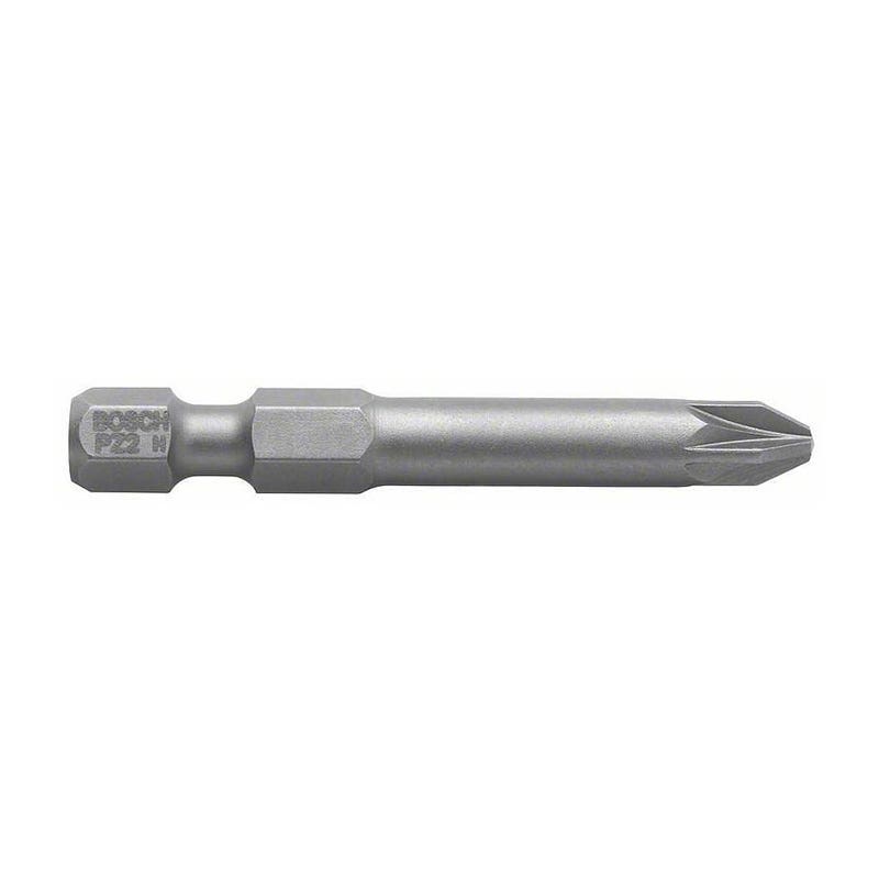 Bit Screwdriver Extra Hard Pozidriv PZ2 1/4'' Hex Shank x 49mm Pk 3 Bosch_92270417_2.607.001.577