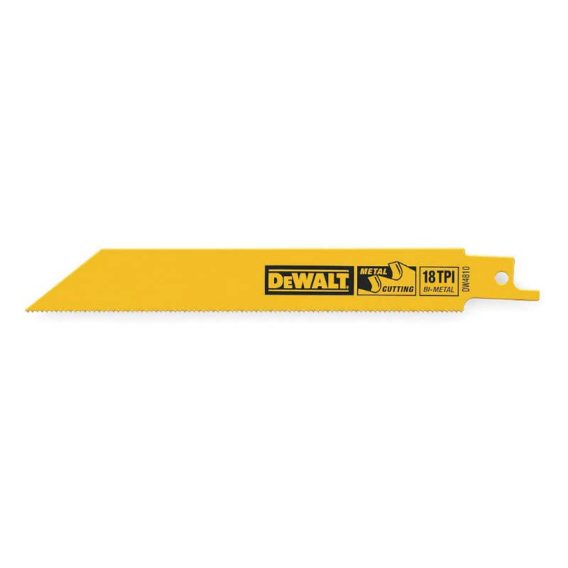 Metal 150mm 18tpi Reciprocating Saw Blade 92278254 DW4811