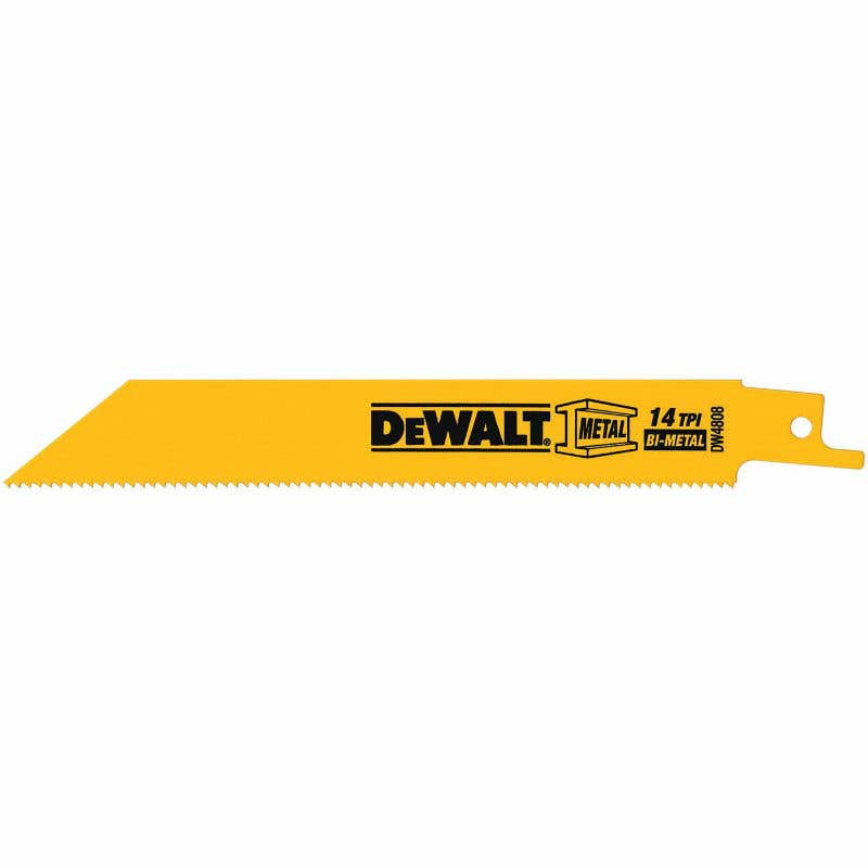 Metal 150mm 14tpi Reciprocating Saw Blade 92278413 DW4808