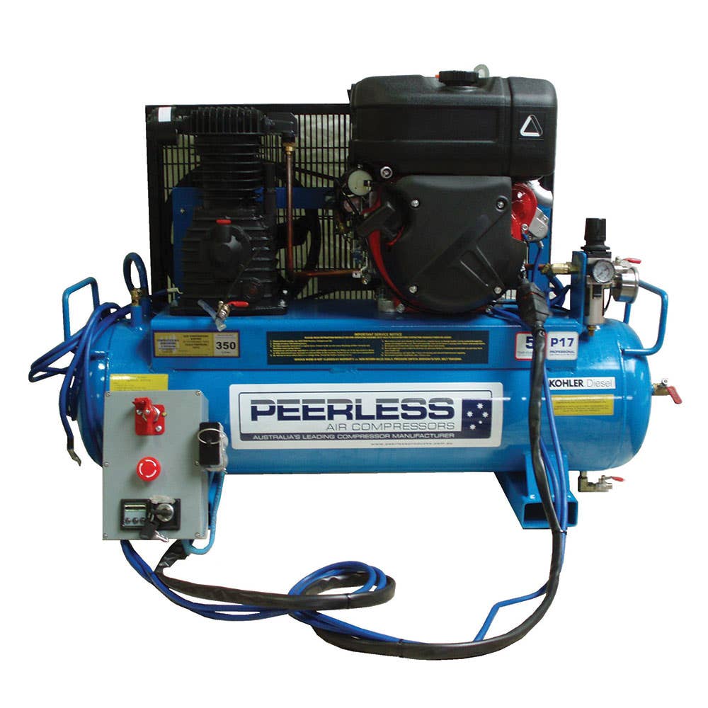 Compressor Air Diesel Koehler KD225 4.5hp 350LPM 145psi Peerless 92310085 00384R