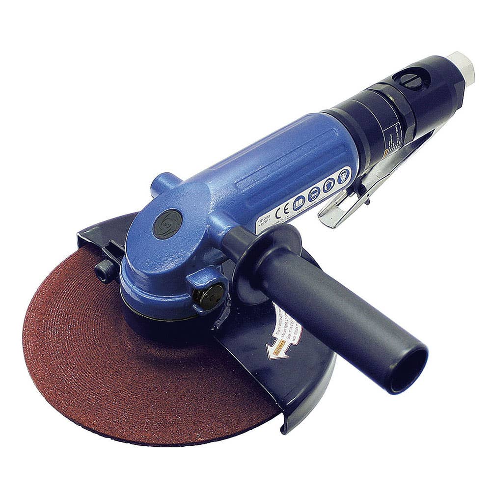 Angle Grinder Pneumatic 180mm 7600rpm 1500W Deadman Nitto MLG-70 92318067 NTMYG70 LEVER