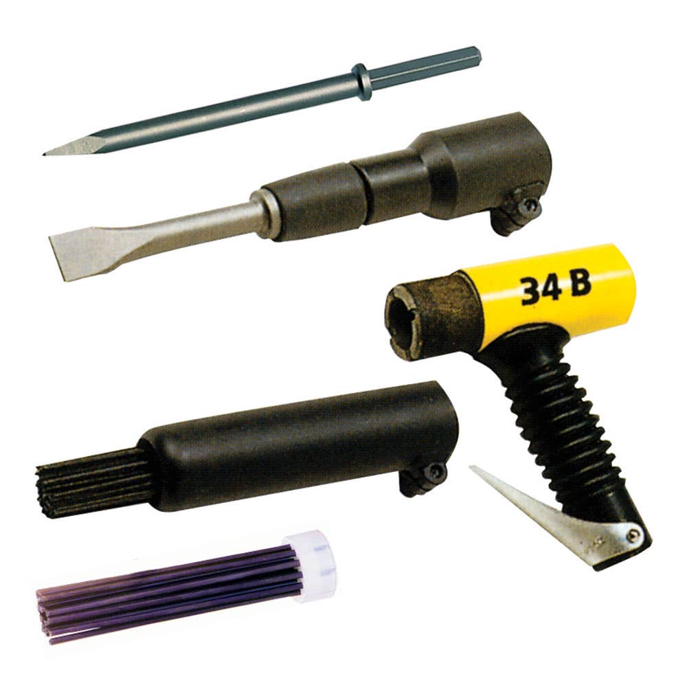 34-B-Kit Pneumatic Needle Scaler & Chipping Hammer Kit 92368131 700371