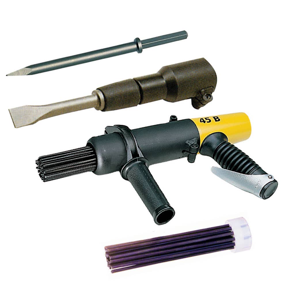 45-B-Kit Pneumatic Needle Scaler & Chipping Hammer Kit 92368132 700415