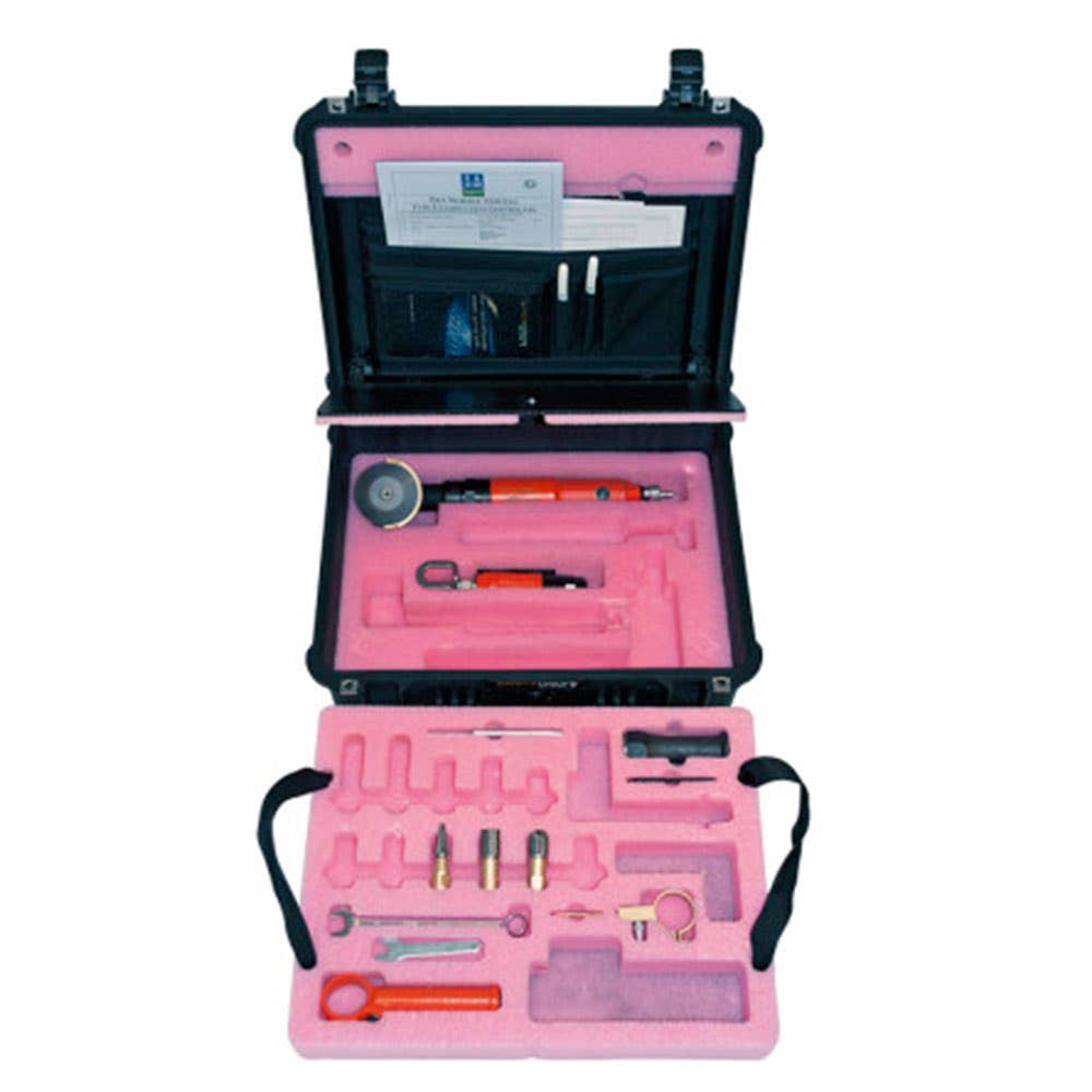 Grinding Kit Ship Owners Pneumatic Pelicase A-0055 Safety Tools Allmet 92368464 A-0055
