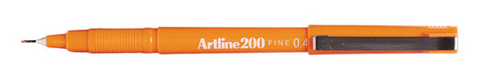 Artline 200 Fineliner Pen 0.4mm Box 12 Orange_925001005_120005