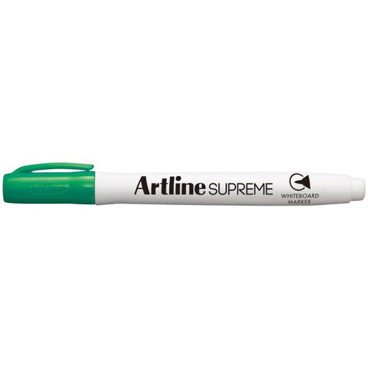 Artline Supreme Whiteboard Marker Bullet Point 1.5mm Box 12 Green_925006404_105104
