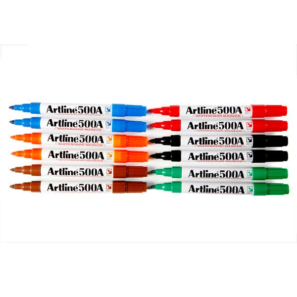 Artline 500A Whiteboard Marker Bullet Point Box 12 Assorted 925008600 150041