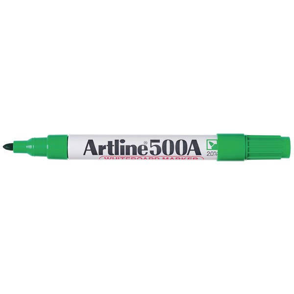 Artline 500A Whiteboard Marker Bullet Point Box 12 Green 925008604 150004