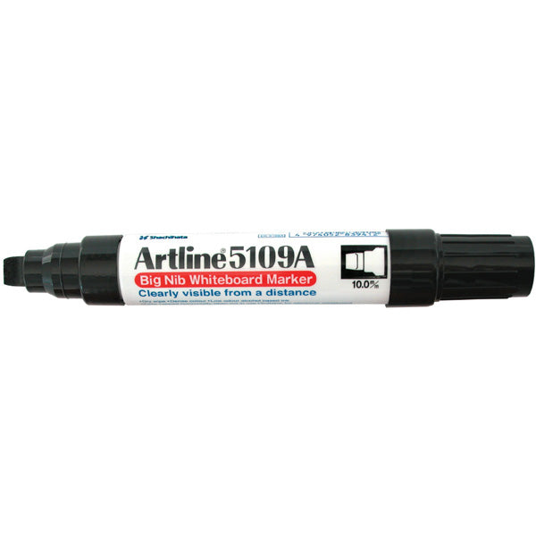 Artline 5109A Whiteboard Marker Big Nib Broad Chisel Point 10mm Black_16135203_159001