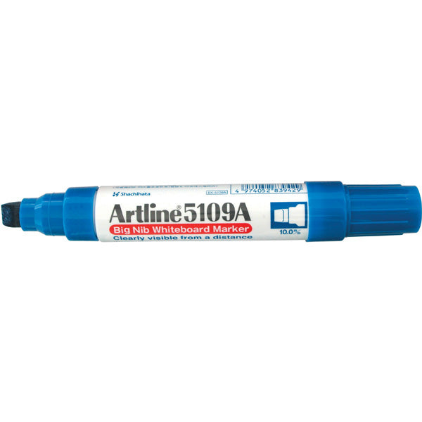 Artline 5109A Whiteboard Marker Big Nib Broad Chisel Point 10mm Blue_16135204_159003