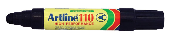 Artline 110 Permanent Marker Bullet Point 4mm Black_925018001_111001