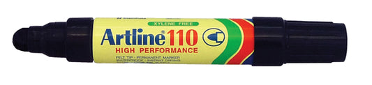 Artline 110 Permanent Marker Bullet Point 4mm Black_925018001_111001