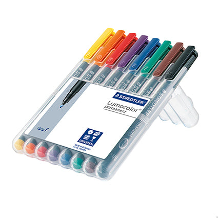 Staedtler Lumocolor Permanent Pen Fine 0.6mm 318 WP8 Pack 8_16601300_318 WP8