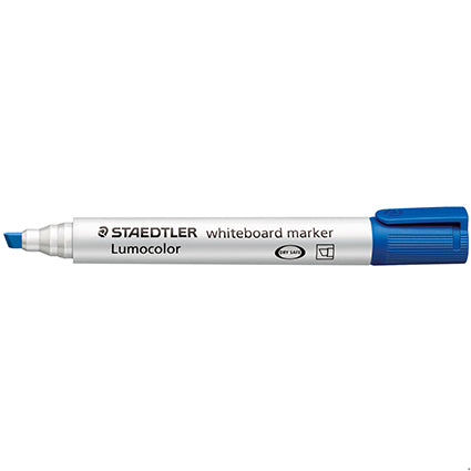 Staedtler Lumocolor Marker 351 B-3 Board Chisel Blue Pack 10_925700902_351 B-3