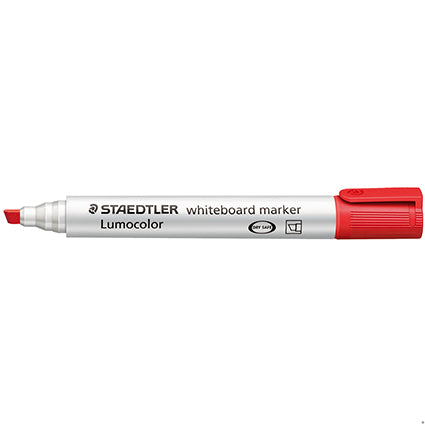 Staedtler Lumocolor Marker 351 B-2 Board Chisel Red Pack 10_925700903_351 B-2