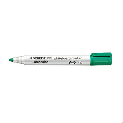 Staedtler Lumocolor Whiteboard Marker 351 Bullet Point 2mm Pack 10 Green 925701004 351-5