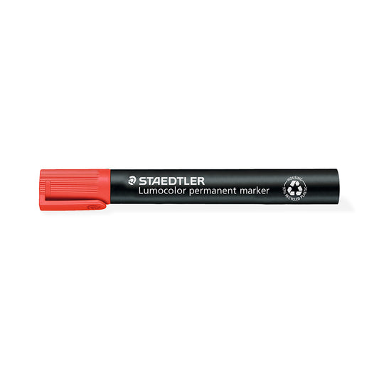 Staedtler Lumocolor Permanent Marker 352-2 Bullet Point 2mm Red Pack 10_925701403_352-2