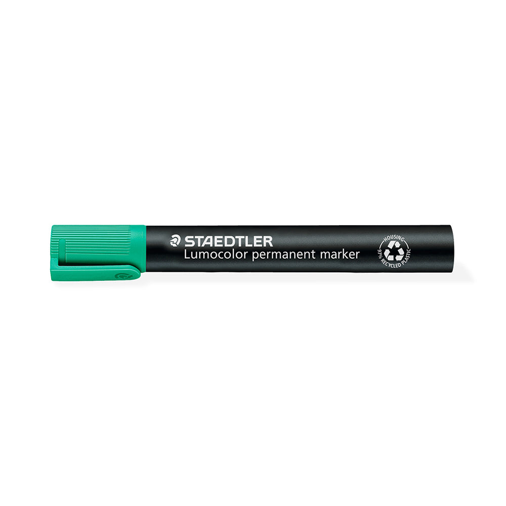 Staedtler Lumocolor Permanent Marker 352-5 Bullet Point 2mm Green Pack 10_925701404_352-5