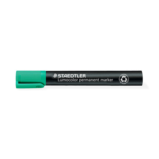Staedtler Lumocolor Permanent Marker 352-5 Bullet Point 2mm Green Pack 10_925701404_352-5