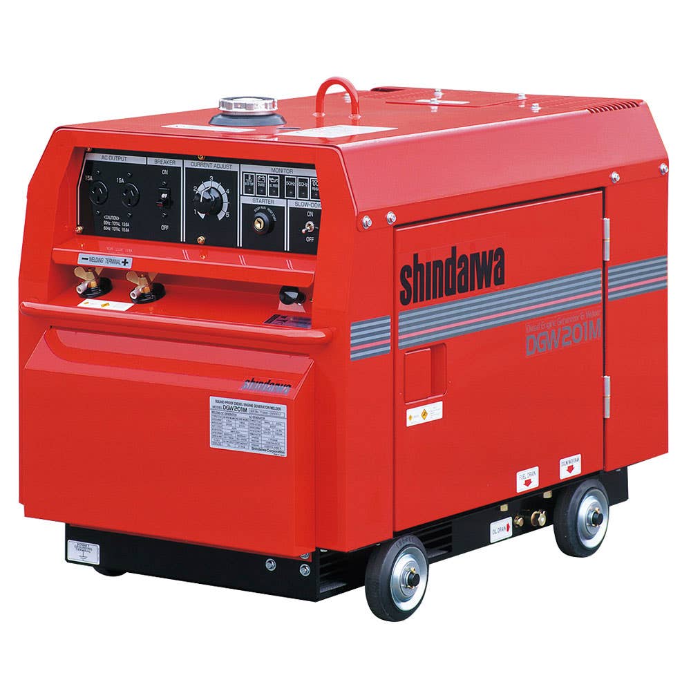 Welder Generator Diesel 220A 3kVA DWG Series Shindaiwa DGW201/220A 92588036 DGW201-220A