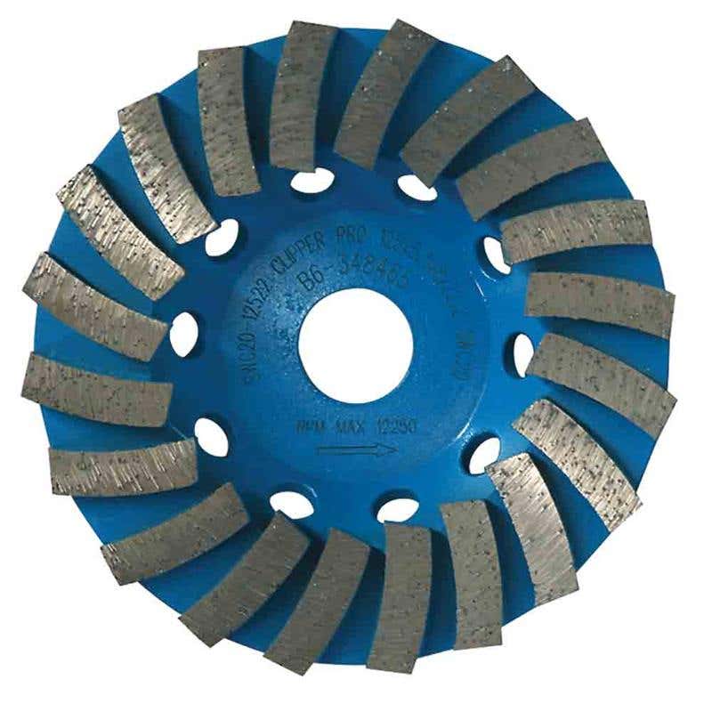Cup Wheel Grinding Diamond 180 x 5.5 x 8 x 22.2mm 24 Segments Clipper 79014566 70184624197