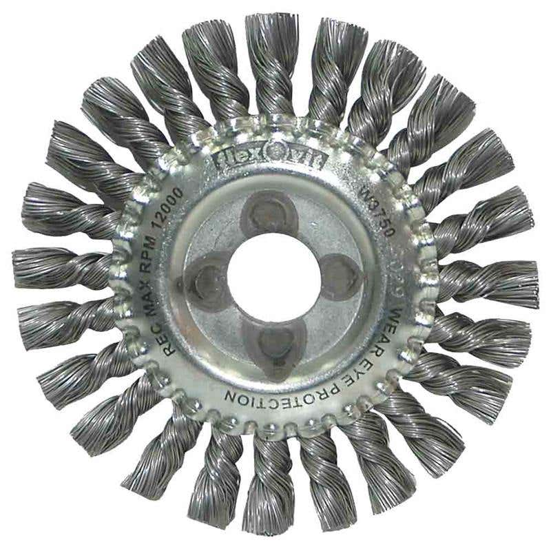 Wheel Wire Stainless Steel Twist Knot 125 x 22mm 26G 24K Weiler 92638052 00310421388