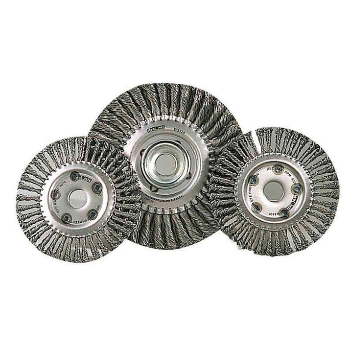 Wheel Wire Steel Twist Knot Pipeliner 150 x 6 x 22mm 22G Flexovit – ATOM
