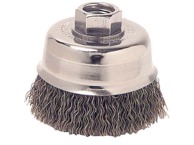 Wire Cup Brush Steel Crimped 75mm 5/8'' x 11/14 Multi 92638093 13006