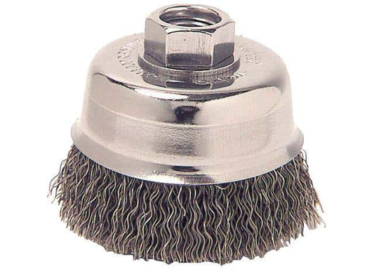 Wire Cup Brush Steel Crimped 75mm 5/8'' x 11/14 Multi 92638093 13006