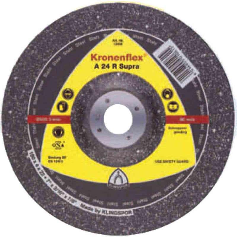 Disc Grinding 100 x 6 x 16mm A24R Supra 80M/S 15300rpm Klingspor 92648000 6578