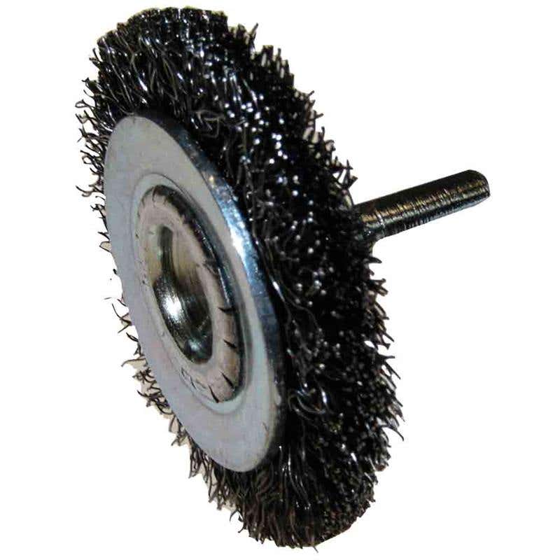 Brush End Wire Steel Rotary Mounted 8000rpm 50mm x 1/4'' Spindle 92668001 234