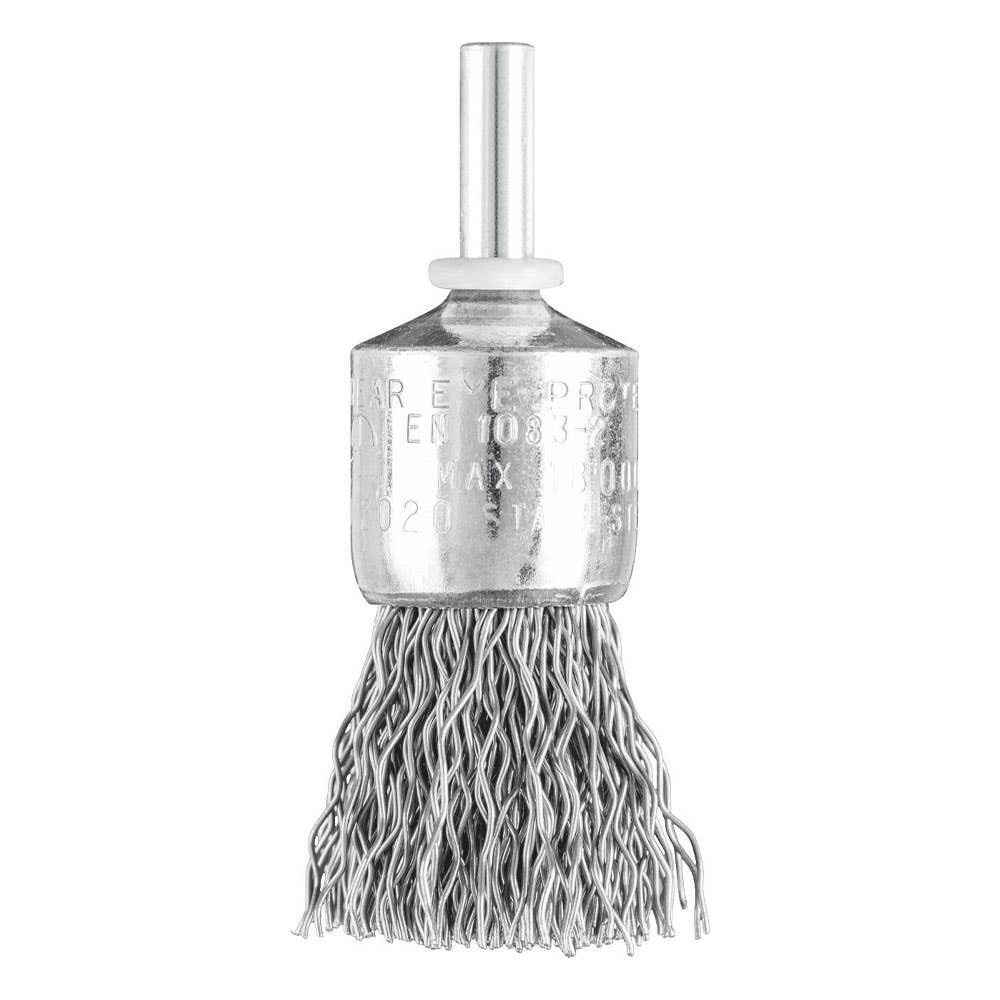 Brush End Wire Steel Pencil Crimped 20mm x 20mm x 0.5 Pferd 92668067 43202001