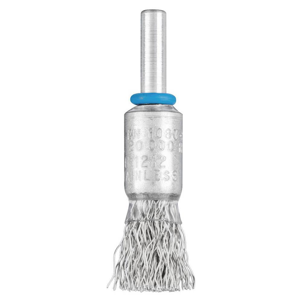 Brush End Wire Stainless Steel Pencil Crimped Wire 13mm x 6mm x 0.35 Pferd 92668070 43204103