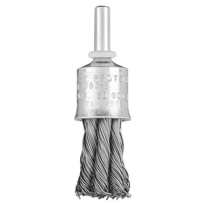 Brush End Wire Steel Pencil Twist Knot 19mm x 19mm x 0.5 Pferd 92668108 43207005