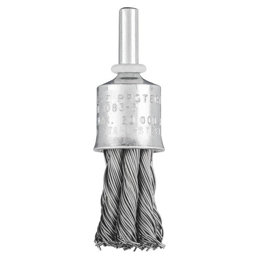 Brush End Wire Steel Pencil Twist Knot 19mm x 19mm x 0.5 Pferd 92668108 43207005