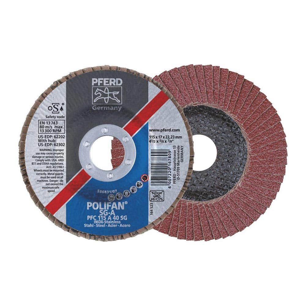 Disc Flap Aluminium Oxide 180mm Premium PFC180 A80 SG Polifan 92748018 67708185