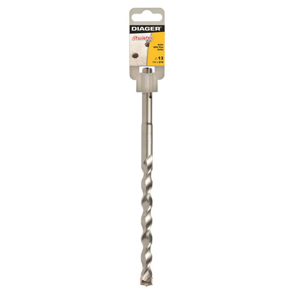 Bit Drill Masonry Diager Twister SDS Plus 13 x 210mm Sutton 92828025 008588 NLA