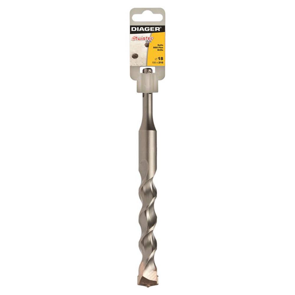 Bit Drill Masonry Diager Twister SDS Plus 18 x 210mm Sutton 92828028 008625