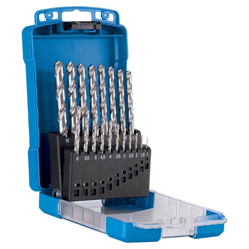 Drill Bit Set Jobber Metric Bright 19 Piece 1-10mm x 0.5mm Sutton 92888001 D101Sm2