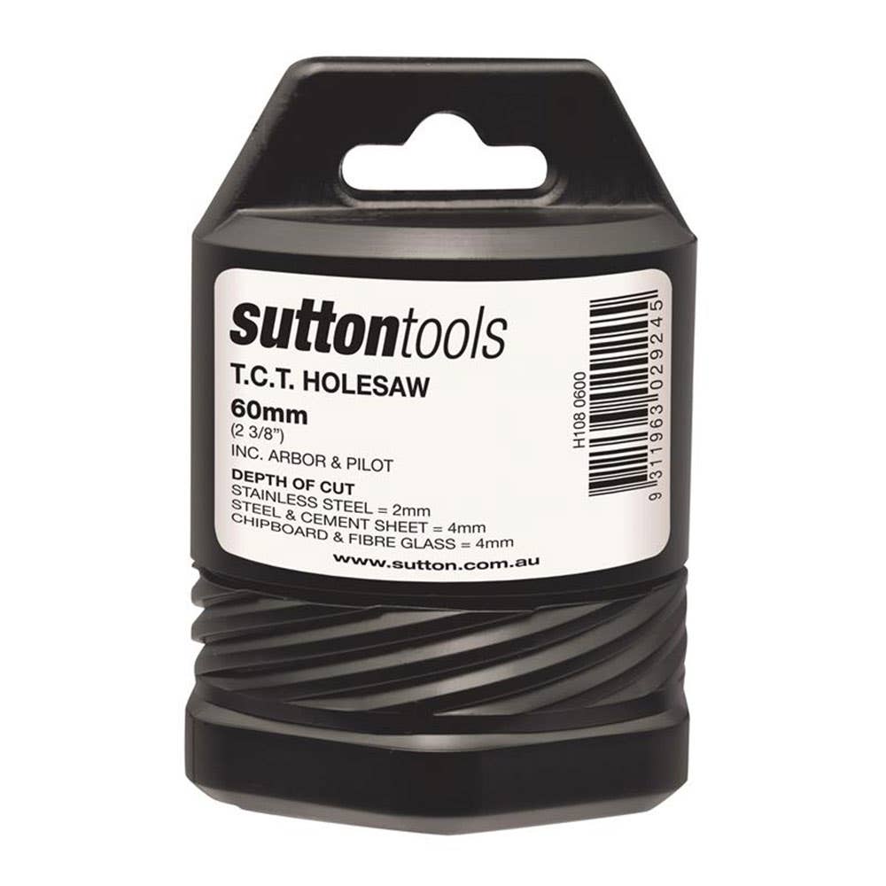 Holesaw Tungsten Carbide Tipped Arbor + Pilot 60mm 2-3/8'' 92910008 H1080600