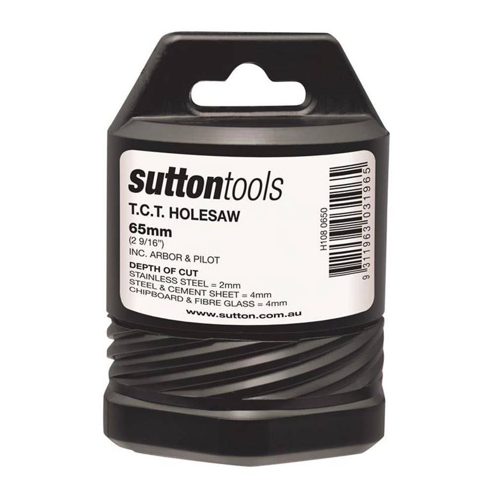 Holesaw Tungsten Carbide Tipped Arbor + Pilot 65mm 2-9/16'' 92910020 H1080650