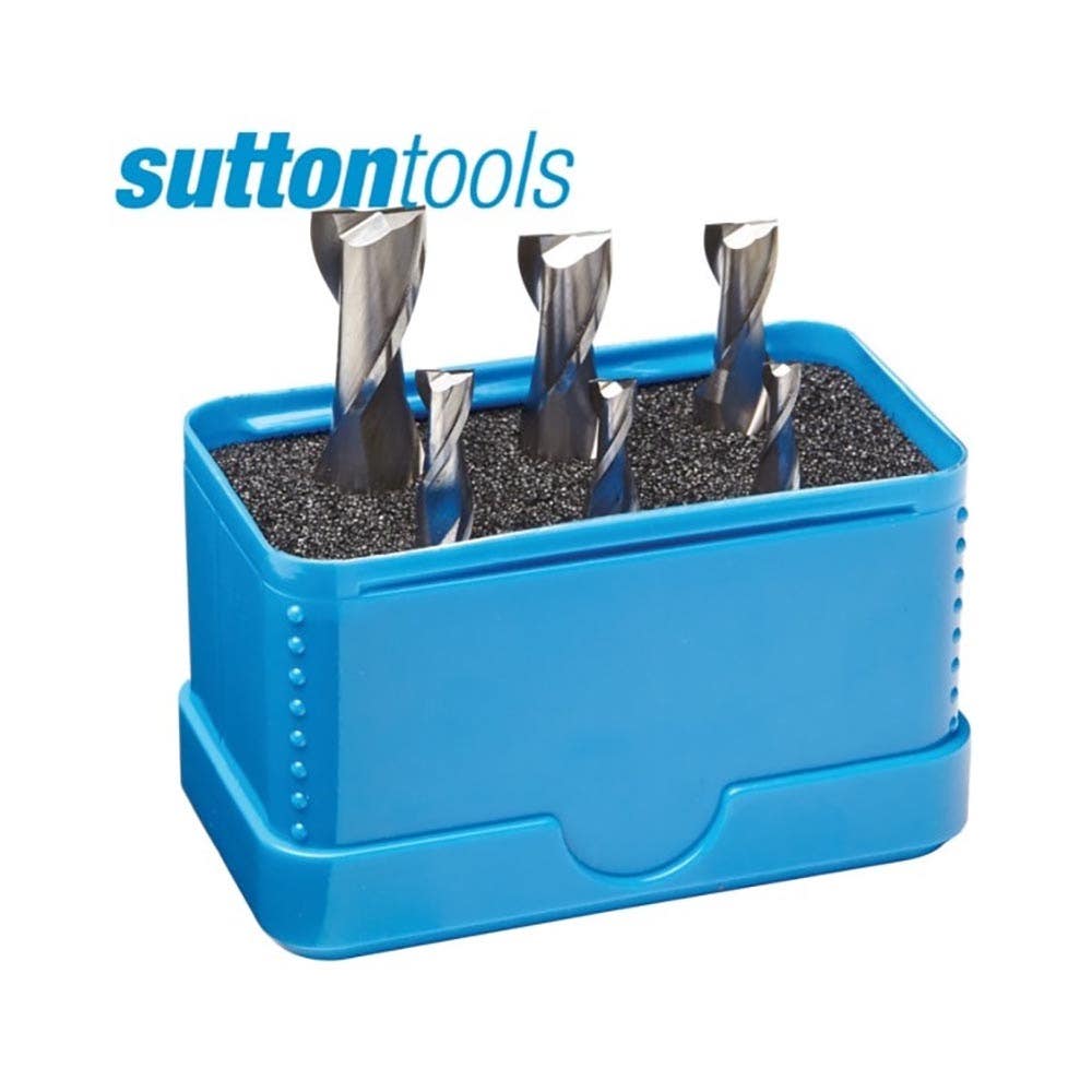 Endmill Set 2 Flute Slot Drill Thread Short HSS 4-12mm_92920037_E104SD2M