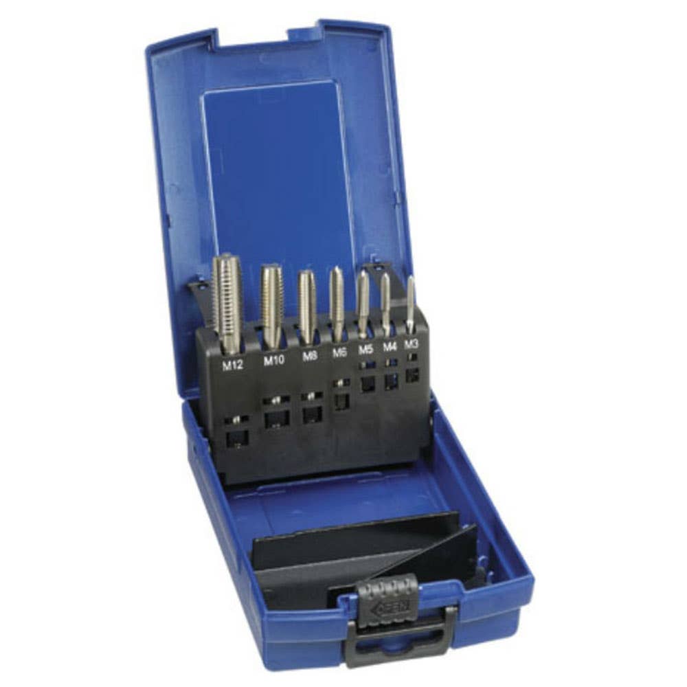 Tap Set 7 Piece Metric HSS 3-12mm 92988056 3020-S1
