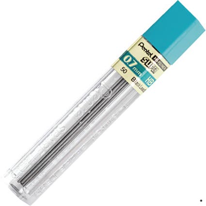 Pentel Lead Refill 50 Hb 0.7mm 12 Leads 16233000 15015