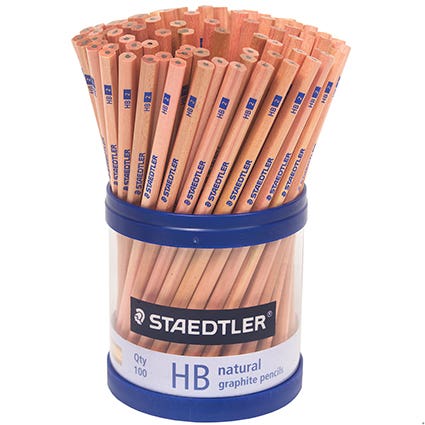 Staedtler Pencil 130 60N2KP HB Natural Bulk Box 100 930059200 130 60N2KP