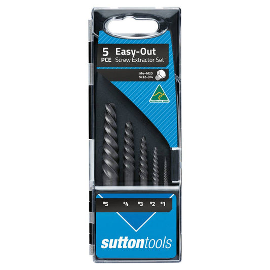 5 Piece Screw Extractor Set Spiral No.1-5 93008001 M603S15