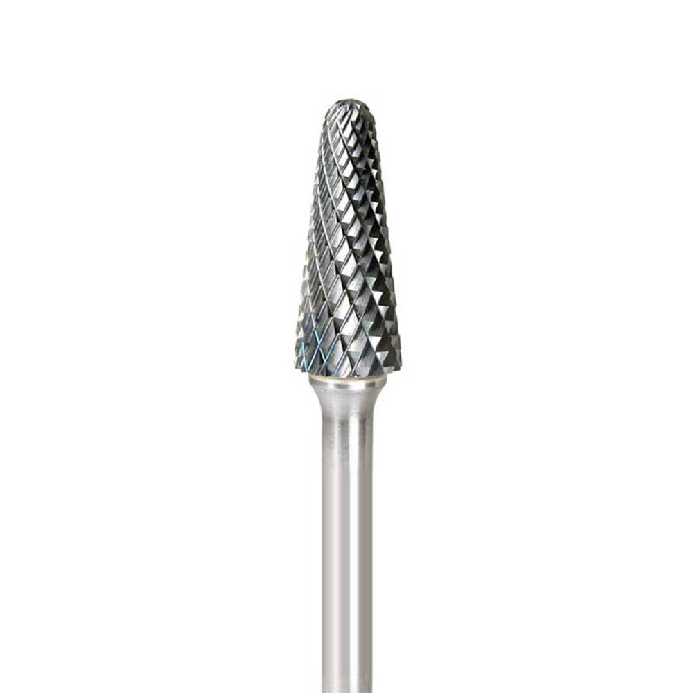 Burr Tungsten Carbide Bear Cone Pointed 1/4'' Shank 3/8 x 3/4'' 93068037 32.747SY