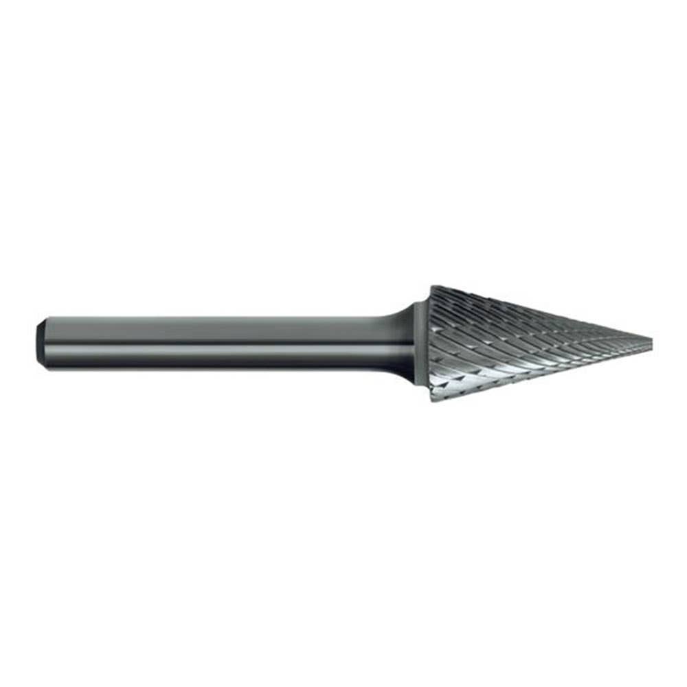 Bur Tungsten Carbide Double Cut Cone 1/4'' Shank 1/2 X 1'' 93068074 B208SM500
