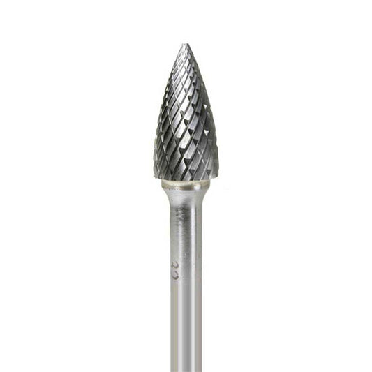 Burr Tungsten Carbide Bear Tree Pointed 1/4'' Shank 1/2 x 1'' 93068050 21728009