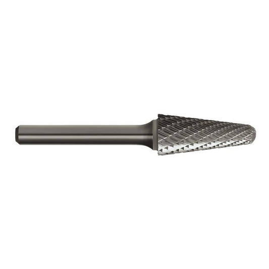 Burr Carbide Taper Radius End Double Cut 1/4'' Shank 3/4 x 1-1/2'' 93068078 B207SL700